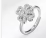 ANILLO TREBOL PLATA GIRATORIO DE PLATA DE LEY925 ALVIAR ANSIEDAD