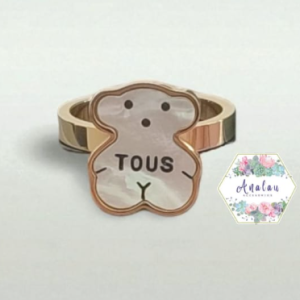 ANILLO TOUS PLATA ROSA