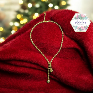 COLLAR DE BOLAS DORADO