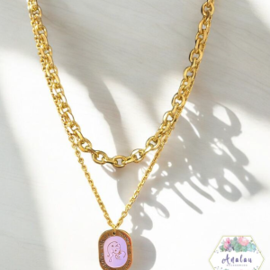 COLLAR DOBLE DORADO MAMA LILA