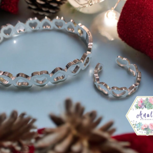 BRAZALETE PLATA CORAZON ANILLO