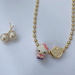 COLLAR DE KITTY CUERPO COMPLETO CORAZON
