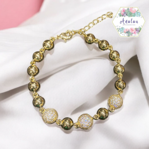 PULSERA CIRCULO INCRUSTADO