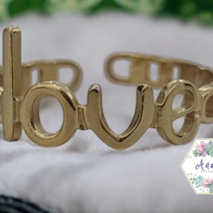 ANILLO LOVE DORADO