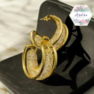 ARRACAD DORADA SEMI CIRCULAR
