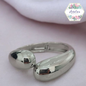 PULSERA PLATA 2 LAGRIMAS