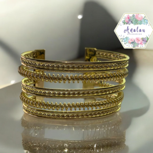 BRAZALETE MULTIPLE DORADO