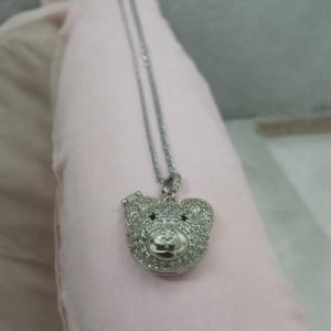 COLLAR OSO CARA PLATA