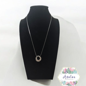 COLLAR PLATA CURVA