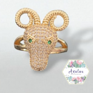 ANILLO CARNEROOJO VERDE