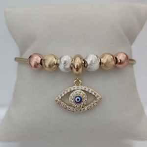 PULSERA DE OJO 3 COLORES INCRUSTADO