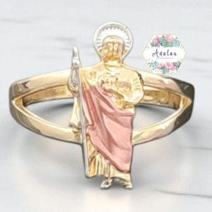 ANILLO SAN JUDAS TADEO ROSADO