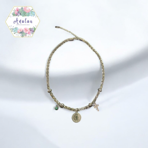 COLLAR PLATA SAN BENITO CRUZ