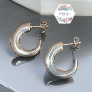 ARRACADA PLATA LISO PEQUEÑO