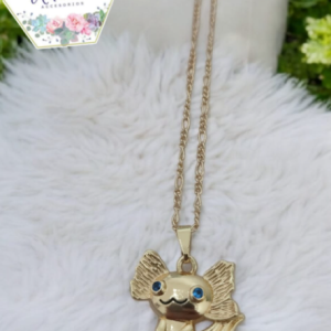 COLLAR AGOLOTITO OJO AZUL
