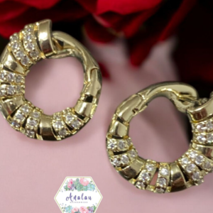 ARETE CIRCULO INCRUSTADO LISO