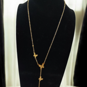 COLLAR MARIPOSA 3 DORADO