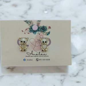 ARETE DORADO OSO CORAZON