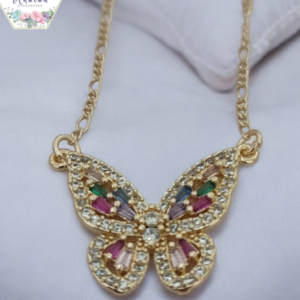 COLLAR MARIPOSA COLORES