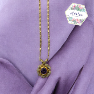 COLLAR PIEDRA LILA