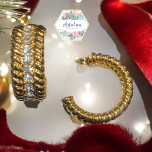 ARRACADA PIEDRAS INCRUSTADAS