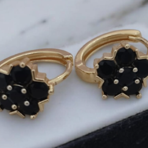ARETE FLOR NEGRA