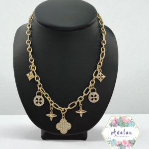 COLLAR DE TREBOL 6 FIGURAS