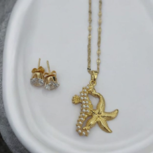 COLLAR ESTRELLA CABALLO MARINO