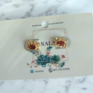 ARETE BROQUEL DORADO CANGREJO NAR