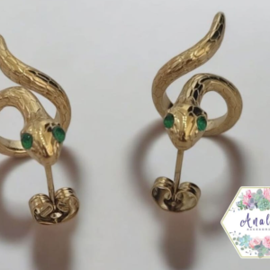 ARETE SERPIENTE OJOS VERDE