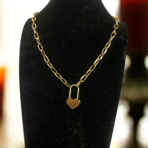 COLLAR CORAZO DE CADENA