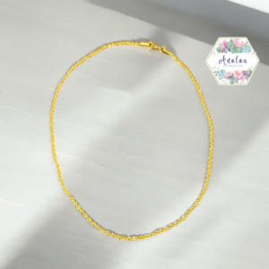 COLLAR DORADO TORCIDO
