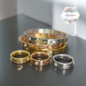 PULSERA 3 COLORES CARTIERR #8 #9