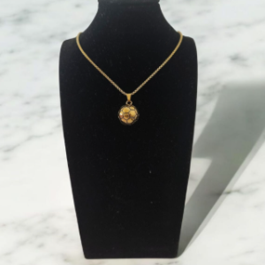 COLLAR BALON DORADO