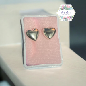 BROQUEL PLATA 925 CORAZON