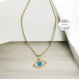 COLLAR DE OJO AZUL
