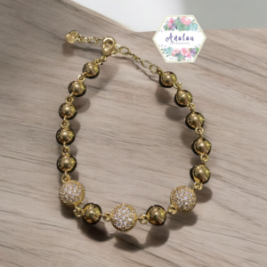 PULSERA CIRCULAR PIEDRAS INCRUTADAS