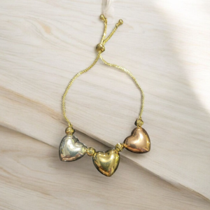 PULSERA 3 CORAZONES