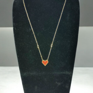 COLLAR CORAZON ROJO 1