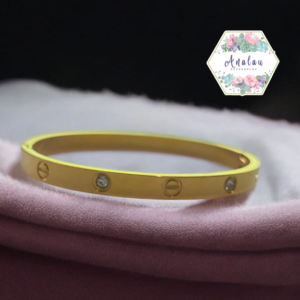 BRAZALATE CARTIE DORADO INCRUSTADO