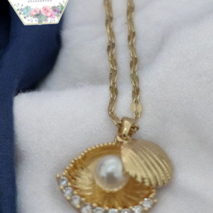 COLLAR CONCHA CON PERLA