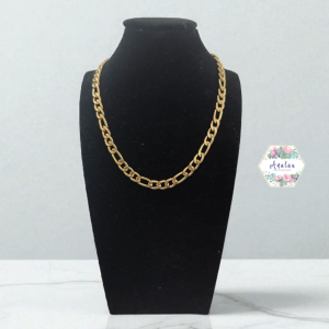 CADENA DE HOMBRE GRUESA OVALADA DORADA 1 GRD 3 CH