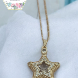 COLLAR DE ESTRELLA DORADO
