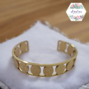 PULSERA SAN BENITO DORADA