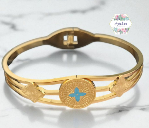 PULSERA AZUL BRAZALETE