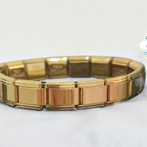 PULSERA ITALINA DORADA LISA
