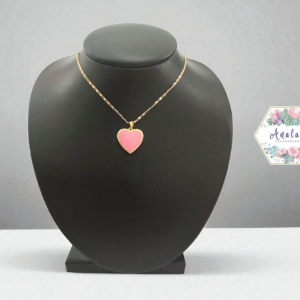 COLLAR RELICARIO ROSA
