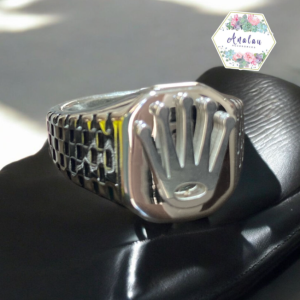ANILLO PLATA ROLEX