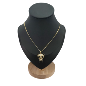 COLLAR DE PANDA INCRUSTADO