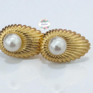 ARETE COCHA CON PERLA